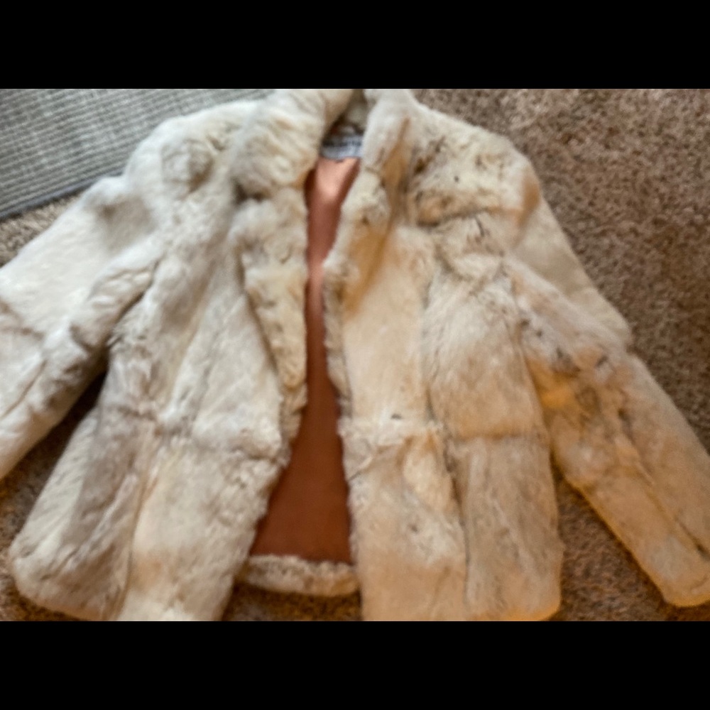 Vintage Rabbit Fur Coat
